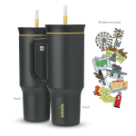 40oz Tumbler 40oz - Splash resistant. Carbonation friendly. 2-in-1 lid.